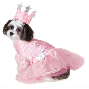 Wizard of Oz Pink Princess Good Witch Dress 2pc Costume